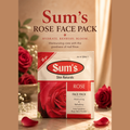 Sum's Rose Face Pack for soothing and nourishing skin