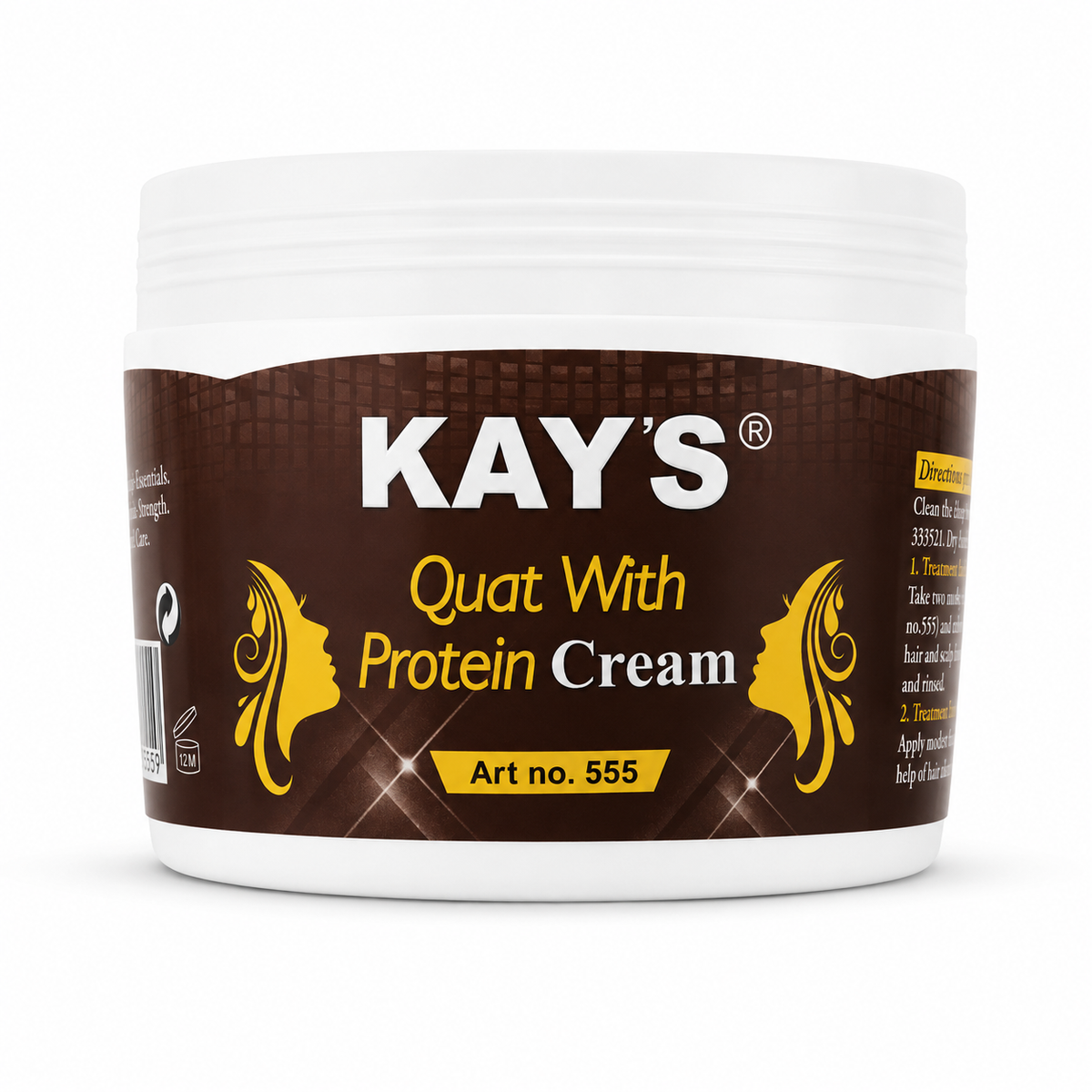 Kay's Quat With Protein Hair Cream Art No. 555 – Strengthening & Nourishing Hair Treatment
