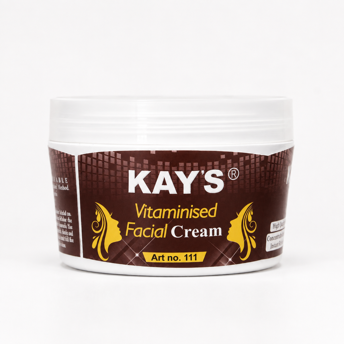 Kay's Vitaminised Facial Cream Art No. 111 – Multi-Vitamin Formula for All Skin Types, High Quality & Concentrated