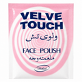 Velve Touch Face Polish herbal sachet on white background
