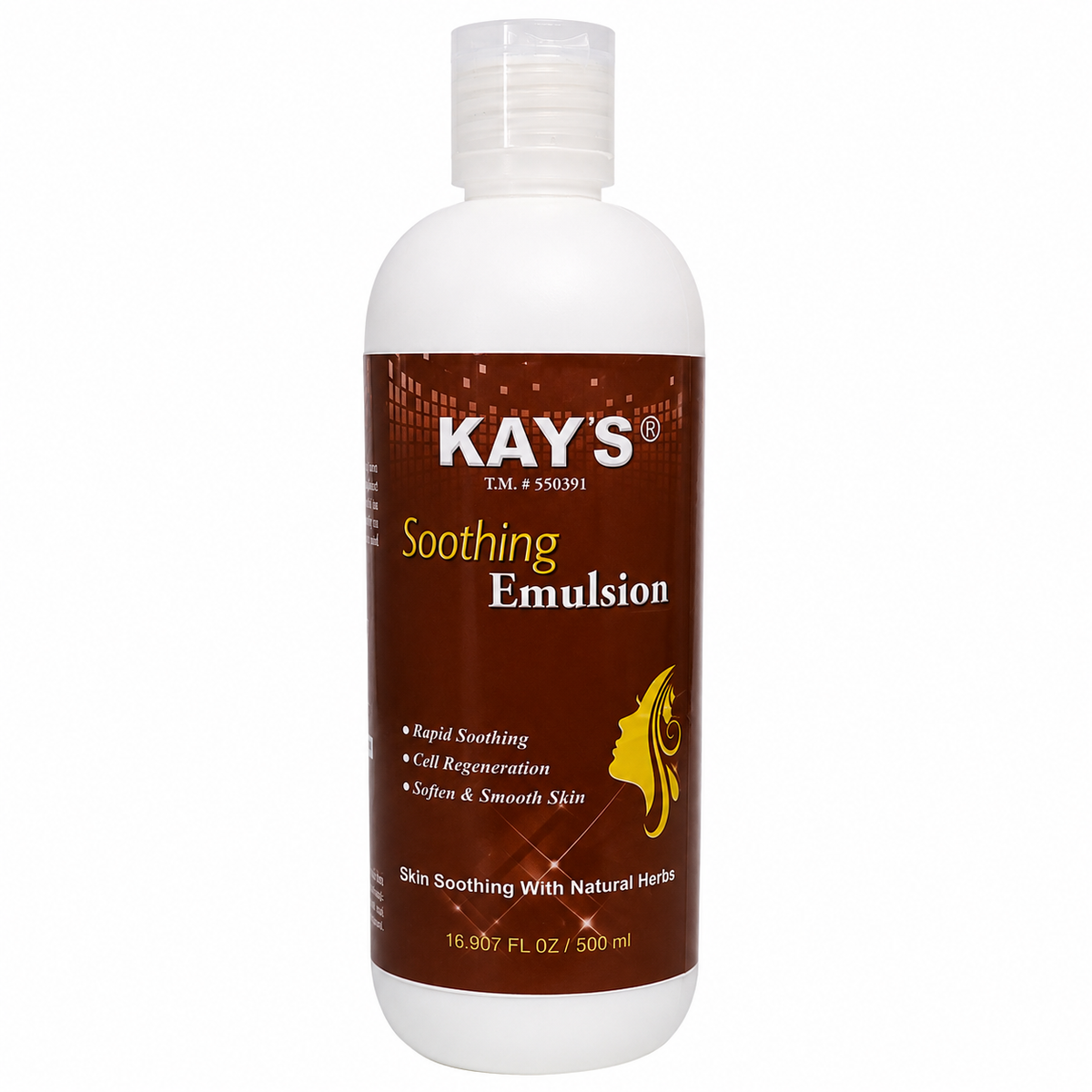 Kay's Soothing Emulsion 500ml - Rapid Soothing, Cell Regeneration, Soften & Smooth Skin