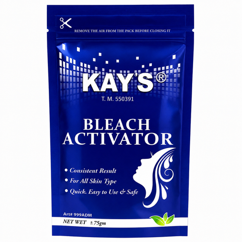 Kay's Bleach Activator Powder 75g - Consistent Results, For All Skin Types, Quick & Safe