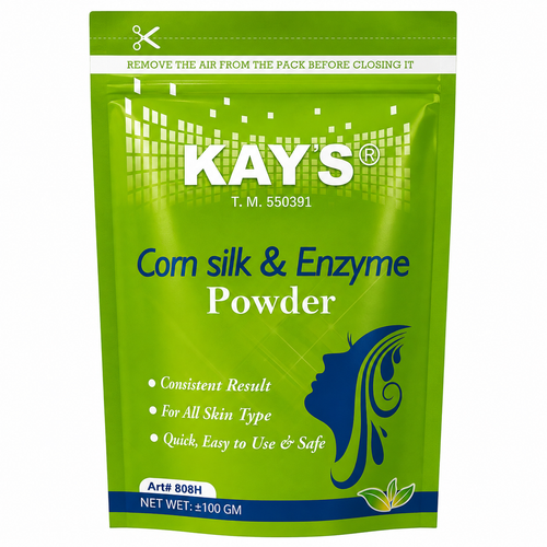 Kay's Corn Silk & Enzyme Powder 100g - Consistent Results, For All Skin Types, Quick & Safe