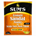 Sum's Aromatic Sandal Powder 50g - For Scrub, Face Pack & Ubtan, All Skin Types