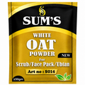 Sum's White Oat Powder 50g - For Scrub, Face Pack & Ubtan, All Skin Types