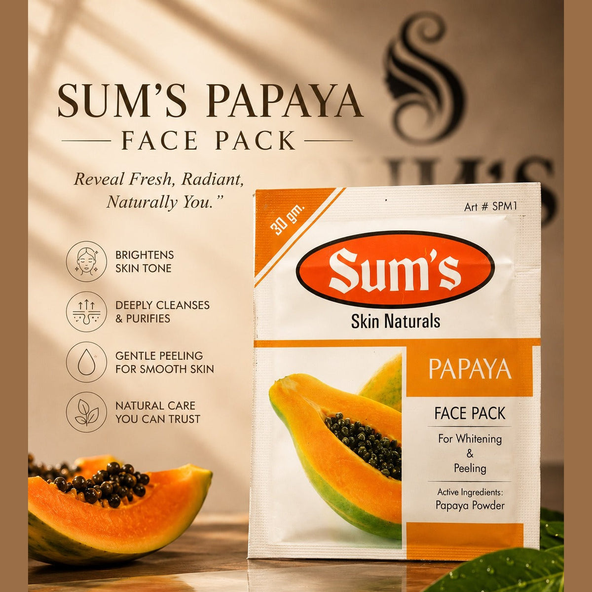 Sum's Papaya Face Pack